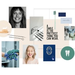 Kaja Dutka - Przykład moodboardu brandingowego