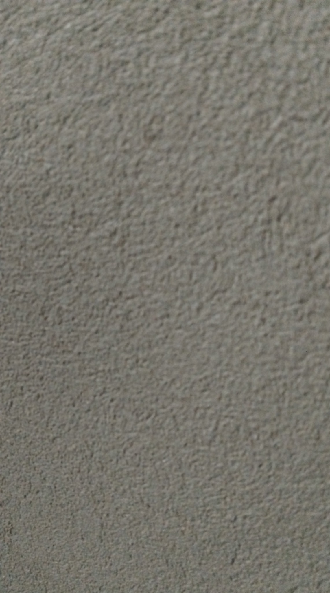 Szara, chropowata powierzchnia tynku w zbliżeniu. Delikatna faktura z widocznymi nierównościami. Neutralna kolorystyka, stonowane światło.