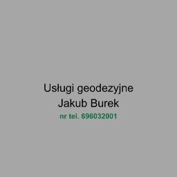 Usługi Geodezyjne mgr inż. Jakub Burek - Usługi Budowlane Nowa Sarzyna