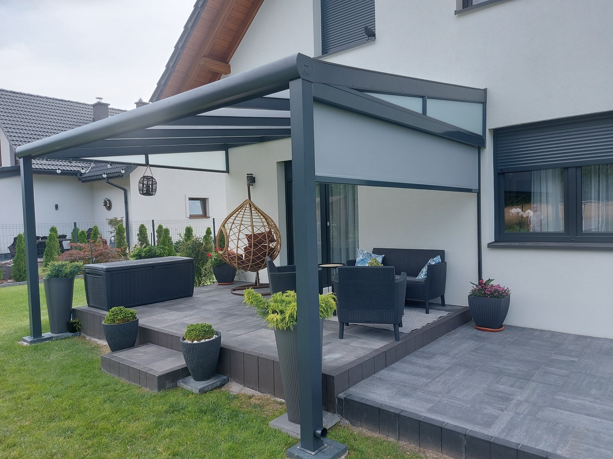 Zadaszenie z Roletą Typu Zip