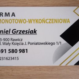 FIRMA REMONTOWO-WYKOŃCZENIOWA Daniel Grzesiak - Usługi Remontowe Rawicz