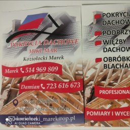POKRYCIA DACHOWE MIKI-MAR Marek Koziołocki - Remont Dachu Stara Błotnica