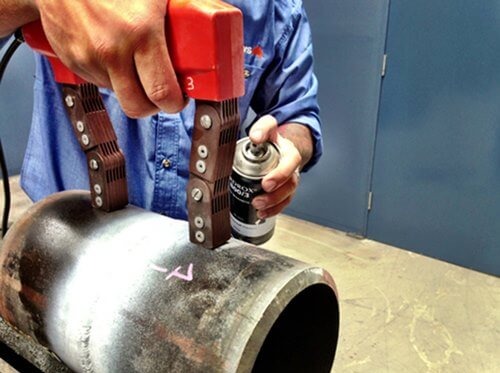 badanie nieniszczące magnetyczno - proszkowe