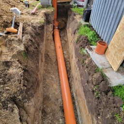 Przyłącze wod kan Jawiszowice 3