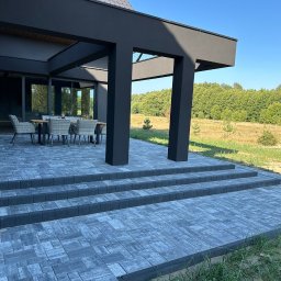 Układanie kostki brukowej Łyse 3