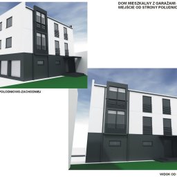 Architektoniczne Studio Projektowe ZREMBUD - Budynek Mieszkalny z Garażami - Lubliniec