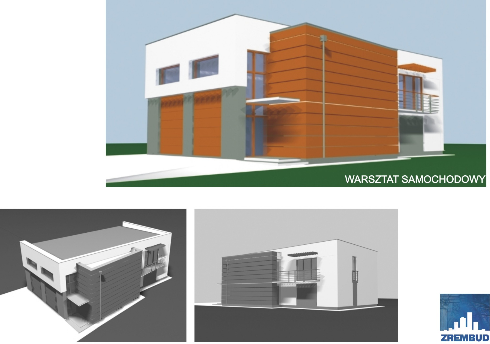 Warsztat Samochodowy z Mieszkaniem - Orzech