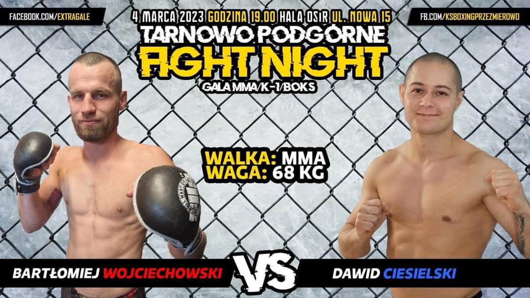 Dawid debiut w klatce