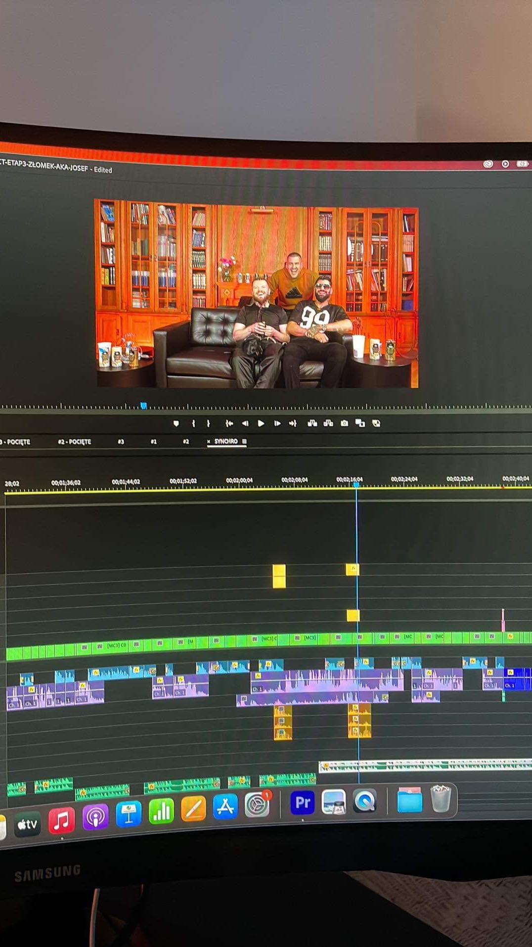 Montaż filmu dla GOATS