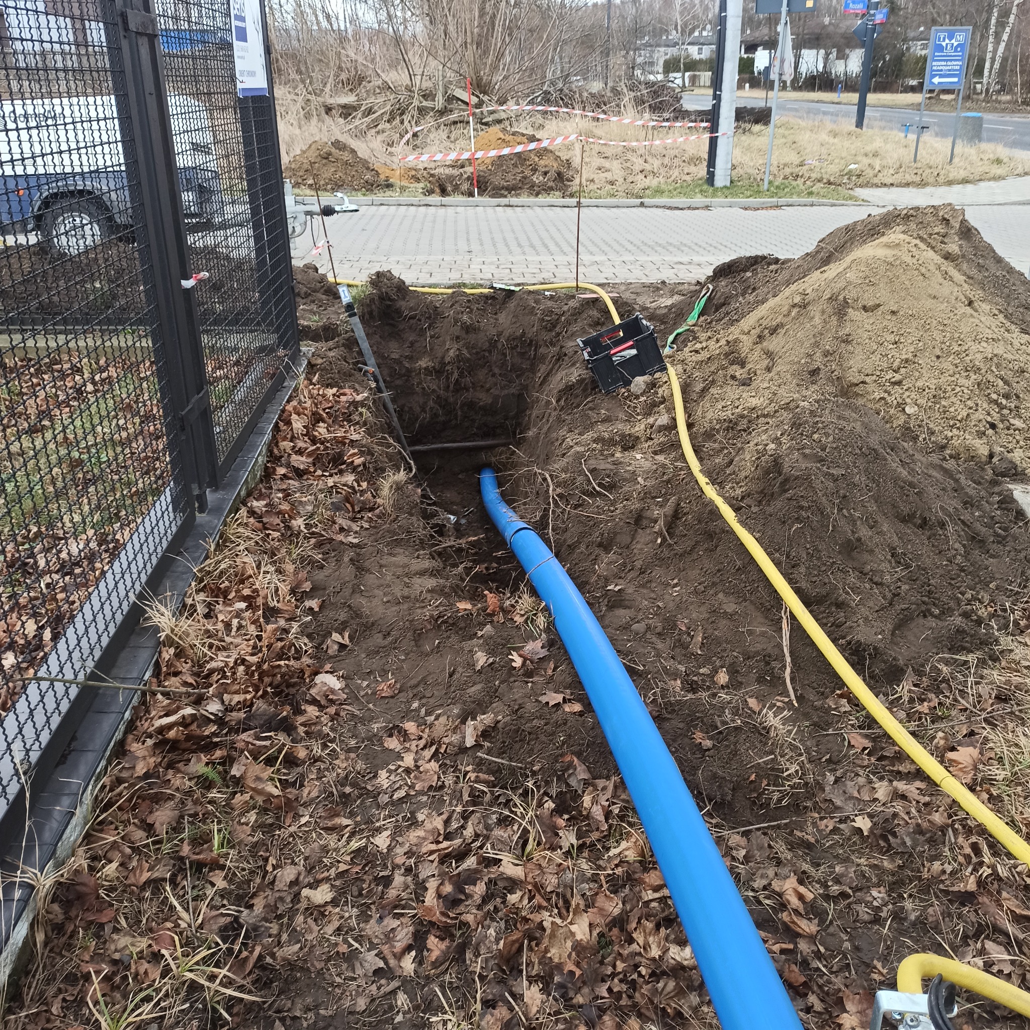 Przeciski , przebicia pod drogami