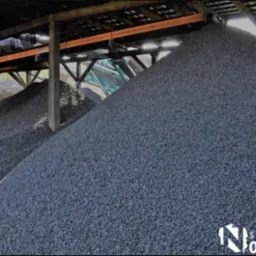 Magazyn suchego ekogroszku/węgla pod wiatami