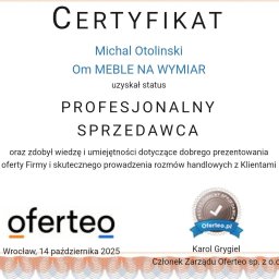 Om MEBLE NA WYMIAR - Najlepsze Szafy Radomsko
