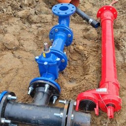 Przyłącze wod kan Rybie 2