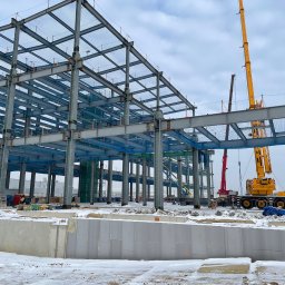 Konstrukcja stalowa fabryki baterii