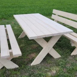 Zestaw mebli ogrodowych 2m