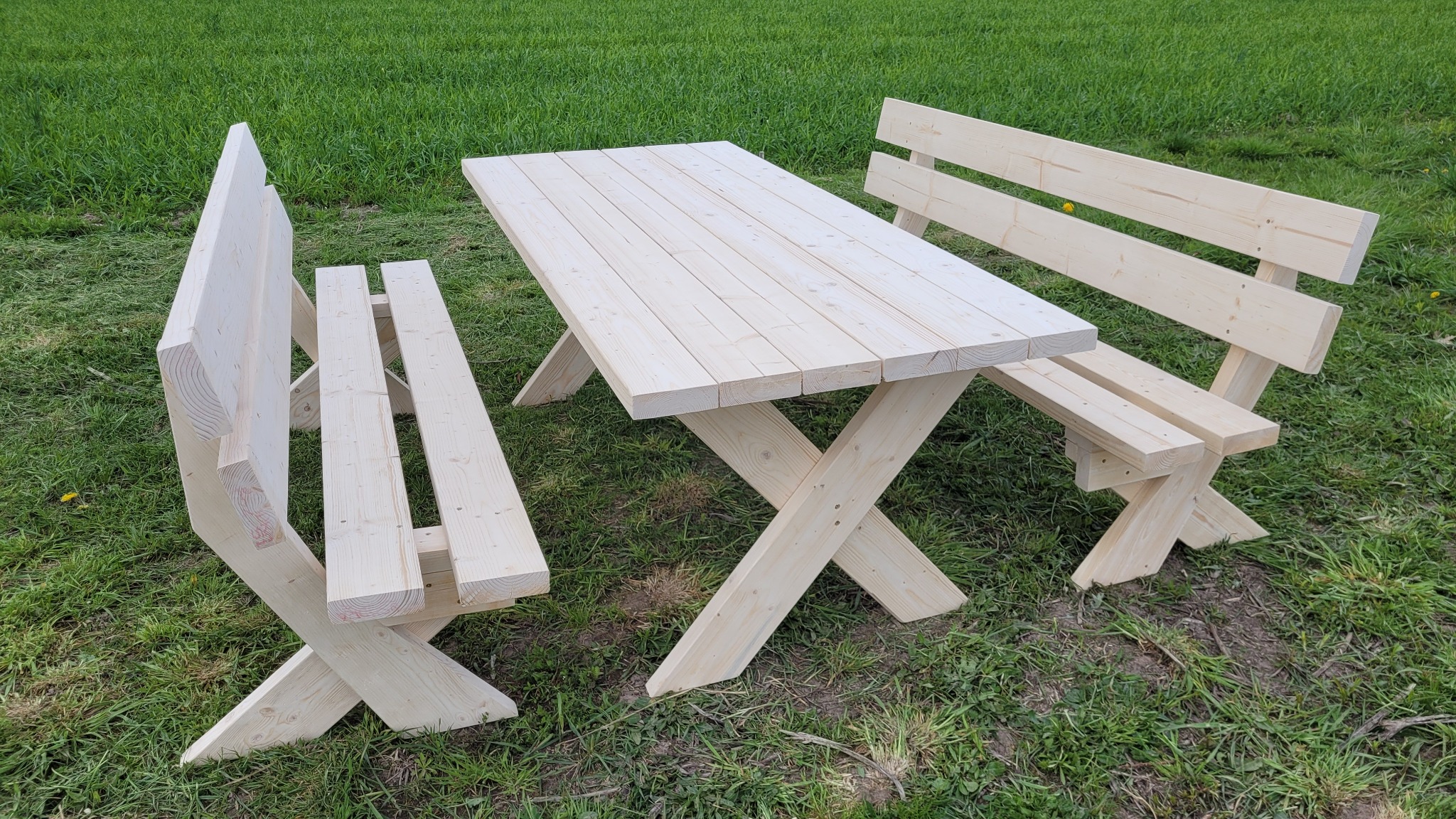 Zestaw mebli ogrodowych 2m