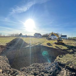 Niwelacja terenu Przeginia 2