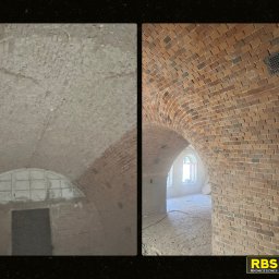 Piaskowanie cegły- Fort XV Toruń 