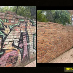 Usunięcie graffiti- Montownia Food Hall Gdańsk