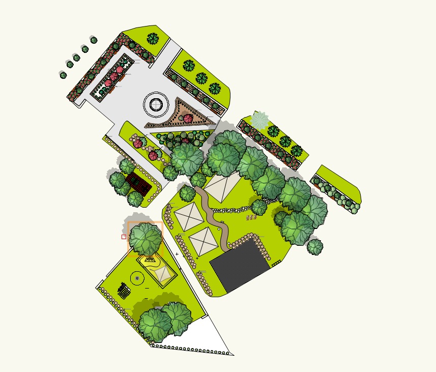 projekt koncepcyjny renowacji parku gminnego wraz z placem zabaw, powiat cieszyński