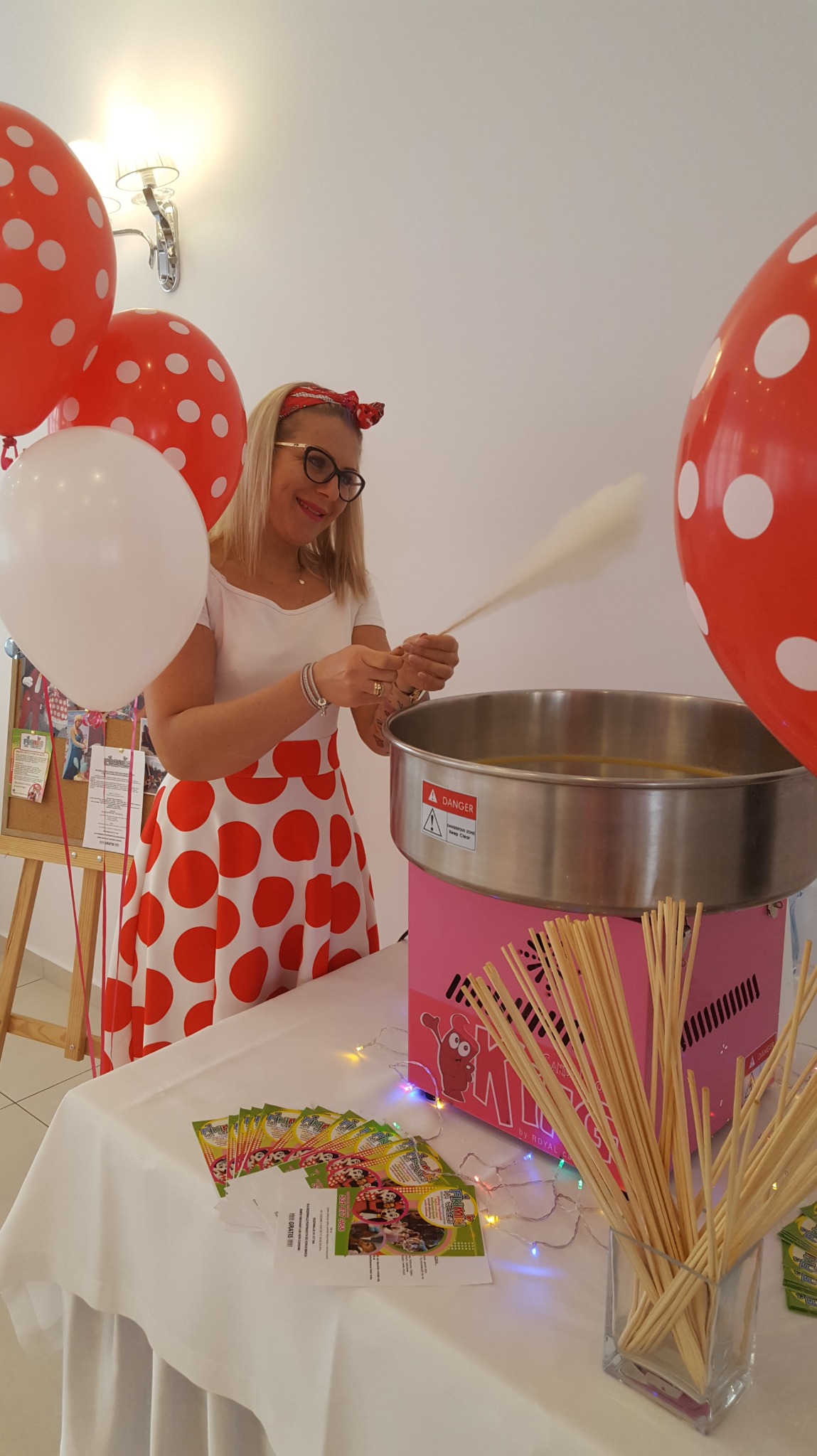 Najem maszyny do waty cukrowej