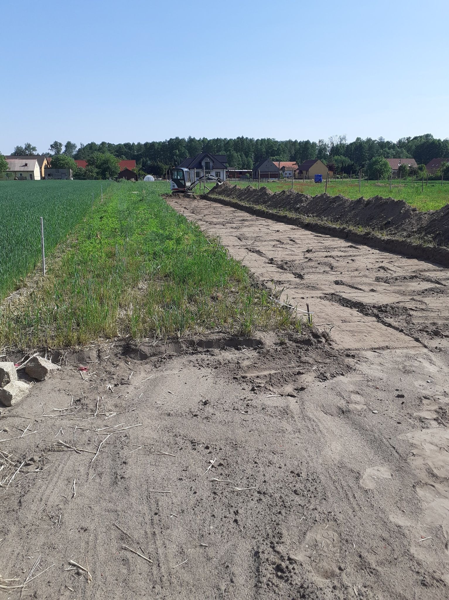 Korygowanie drogi dojazdowej