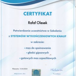 Firma Usługowa Rafał Olesek - Firma Remontowa Myślenice