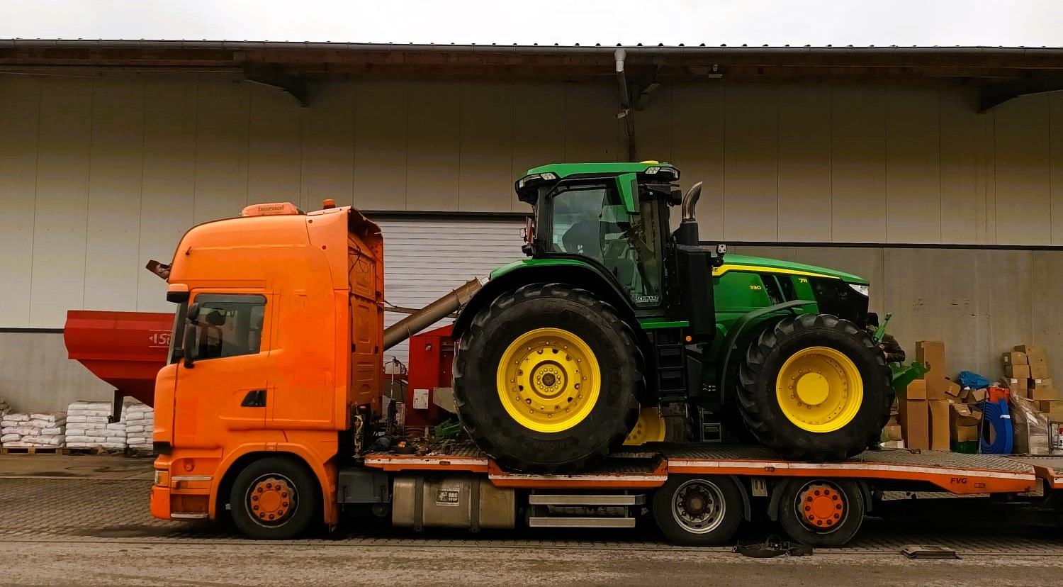 transport pojazdów rolniczych