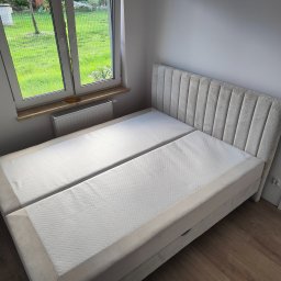 Łóżka tapicerowane