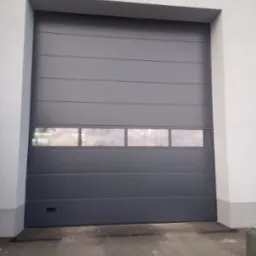 Brama Przemysłowa wymiar 4metry na 4,5 .Kolor Antracyt .Producent Alutech