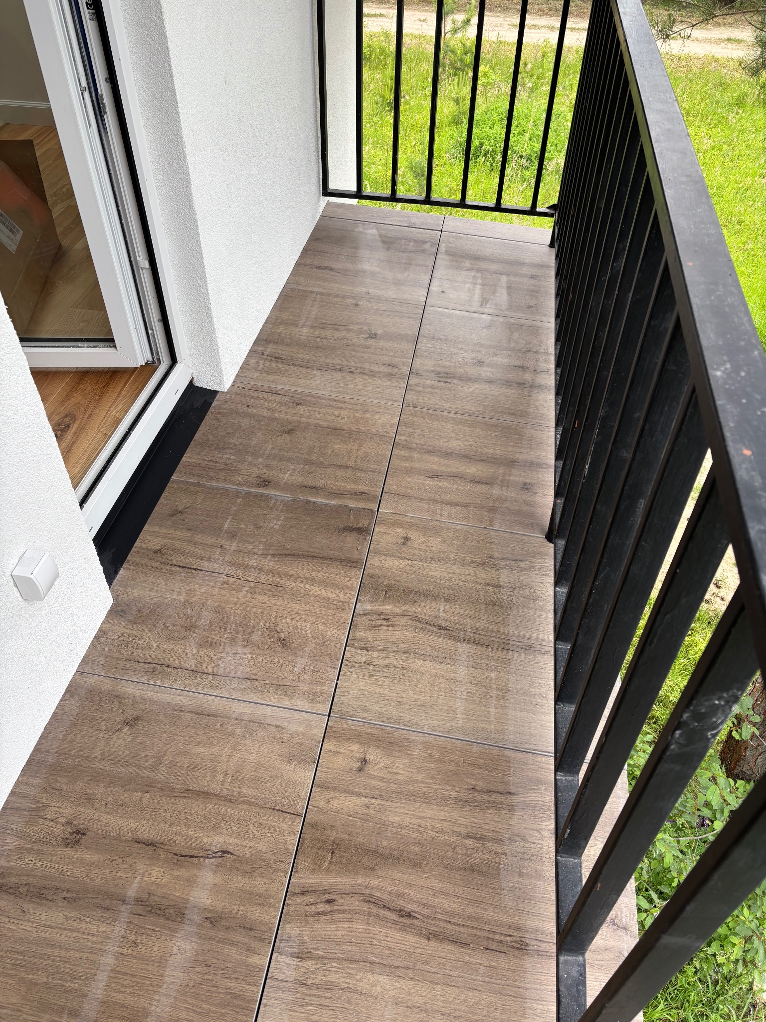 Mały taras wentylowany