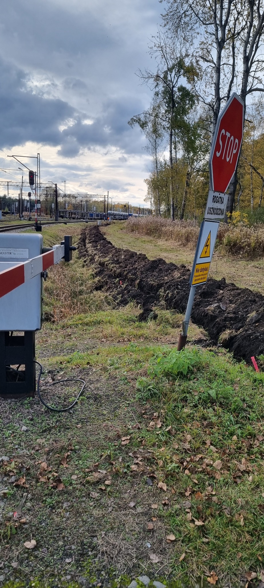 Wykopy liniowe dla koleji