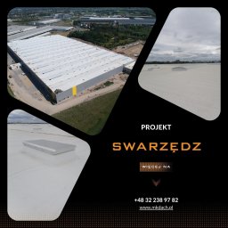 Kompleksowa realizacja montażu dachu płaskiego o powierzchni 57 000 m2 w Swarzędzu.