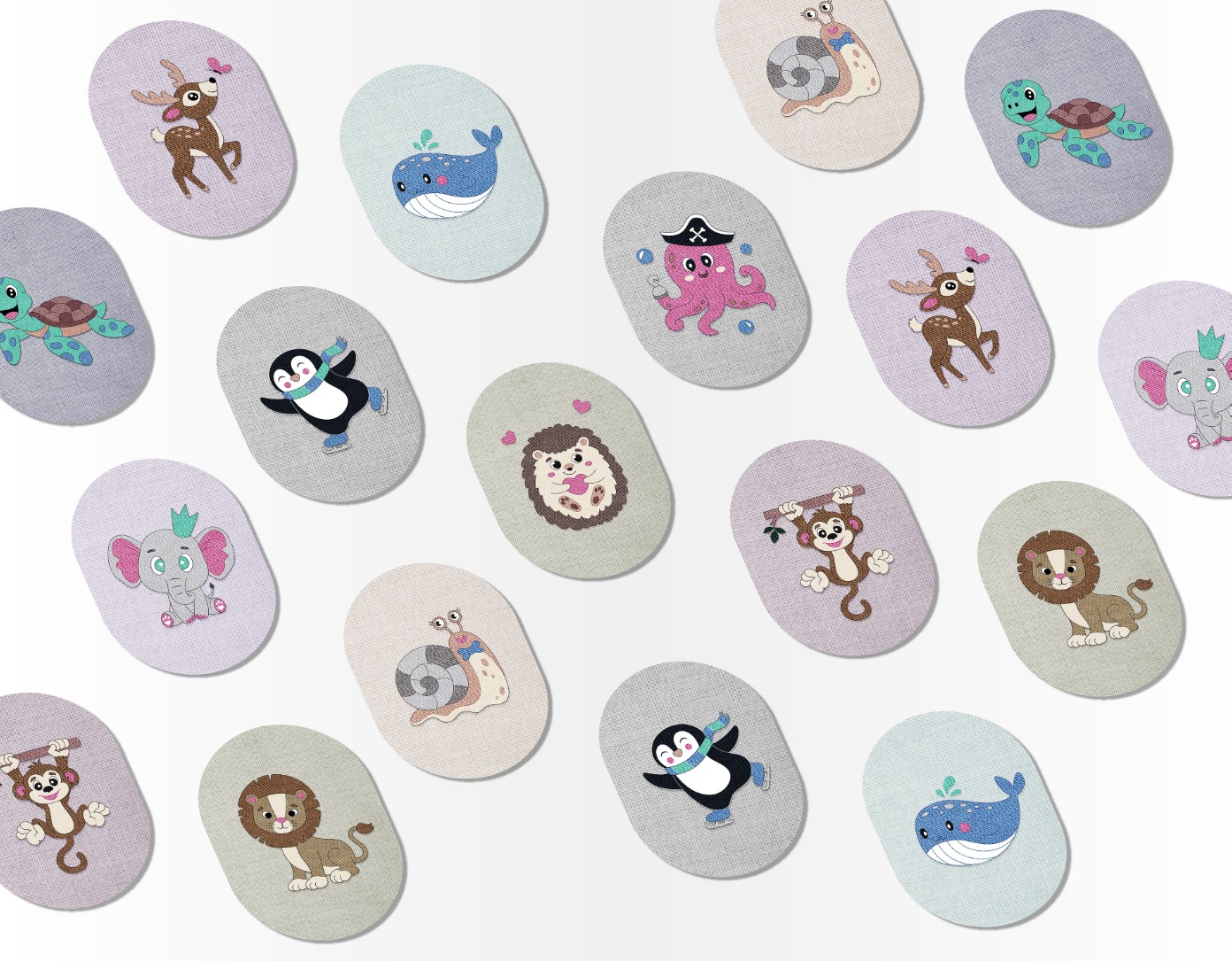 Projekt naszywek dla dzieci pod haft