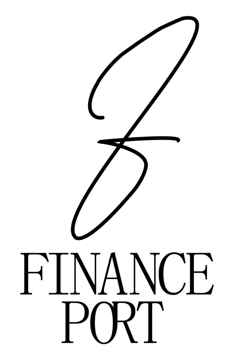 Logo Finance Port: stylizowana litera 'Z' nad napisem 'FINANCE PORT' w czcionce szeryfowej na białym tle.