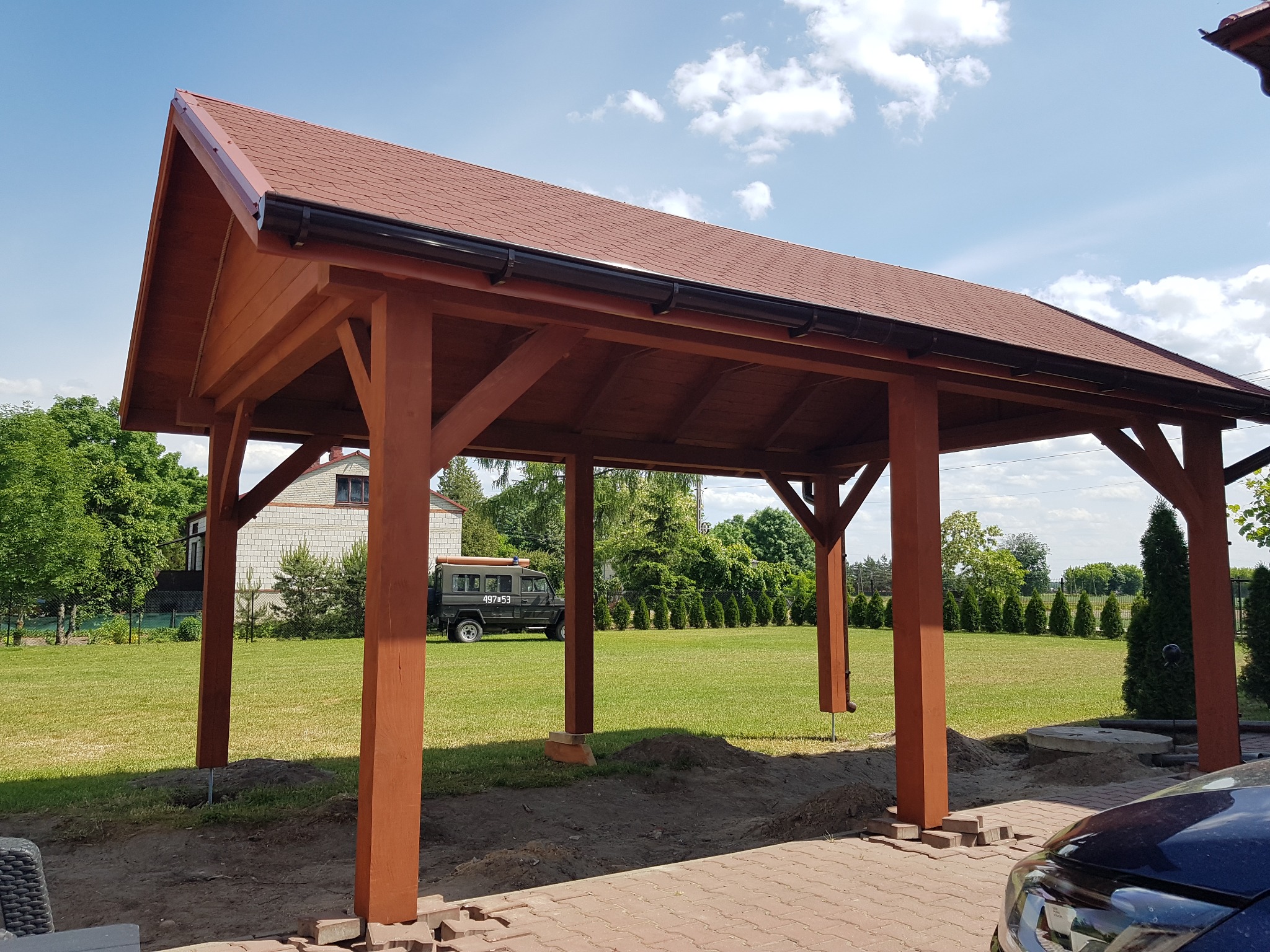 Altana ogrodowa u pana Andrzeja