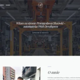 Strona główna mojej strony wizytówki.