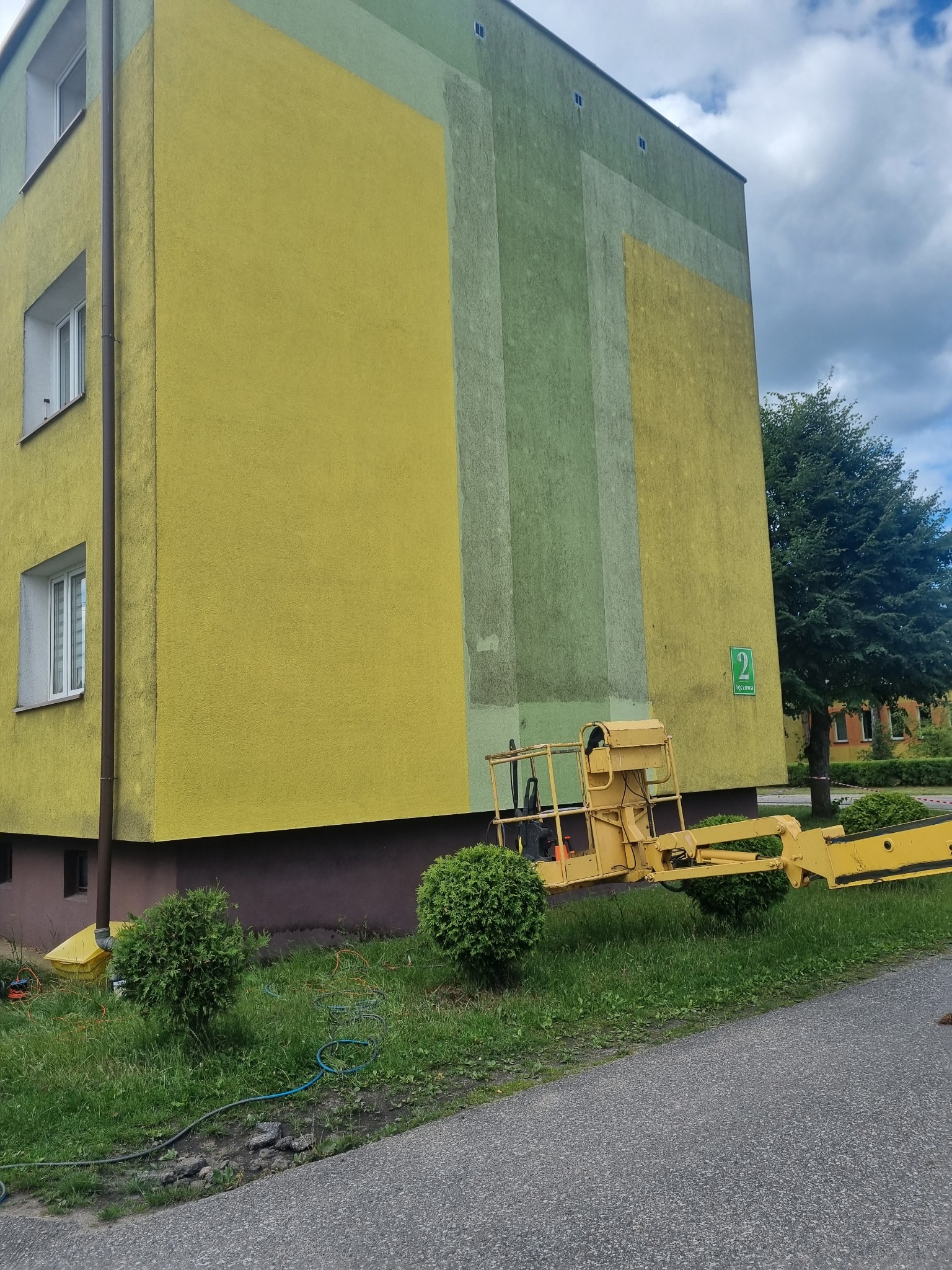 Mycie i malowanie elewacji budynek wielorodzinny ZROBIONE !!!