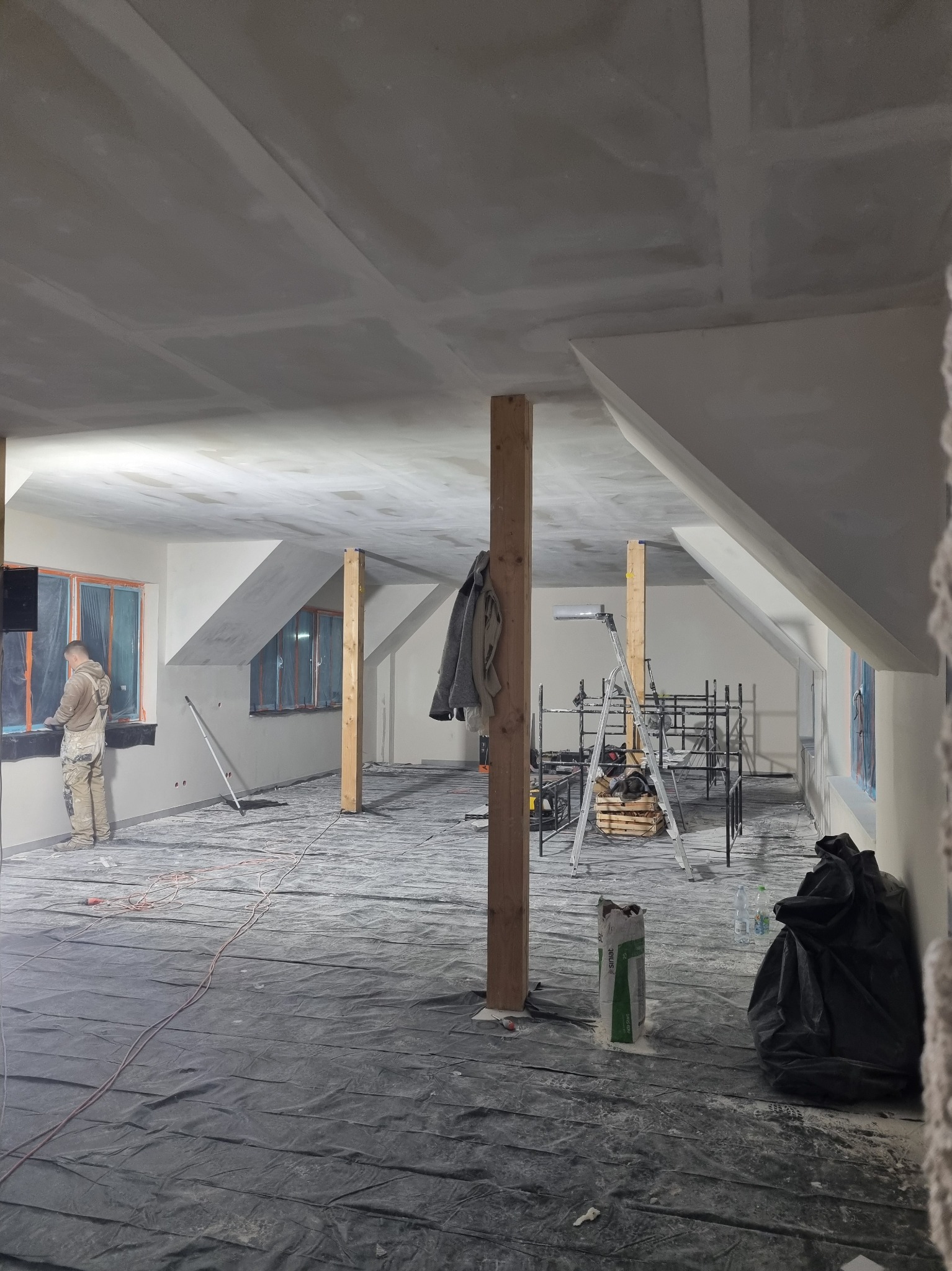 Zabudowa płytami G/K wraz z ociepleniem wełną