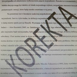 Korekta prac magisterskich i licencjackich