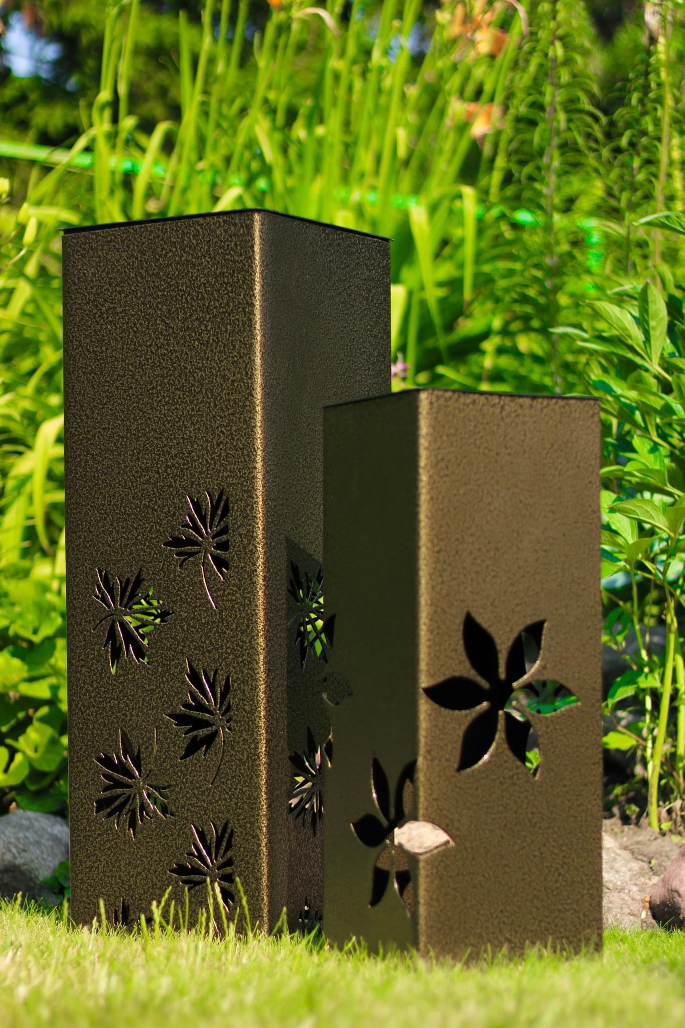 donica ogrodowa malowana