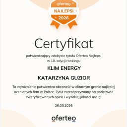 Klim Energy Katarzyna Guzior - Klimatyzatory Warszawa