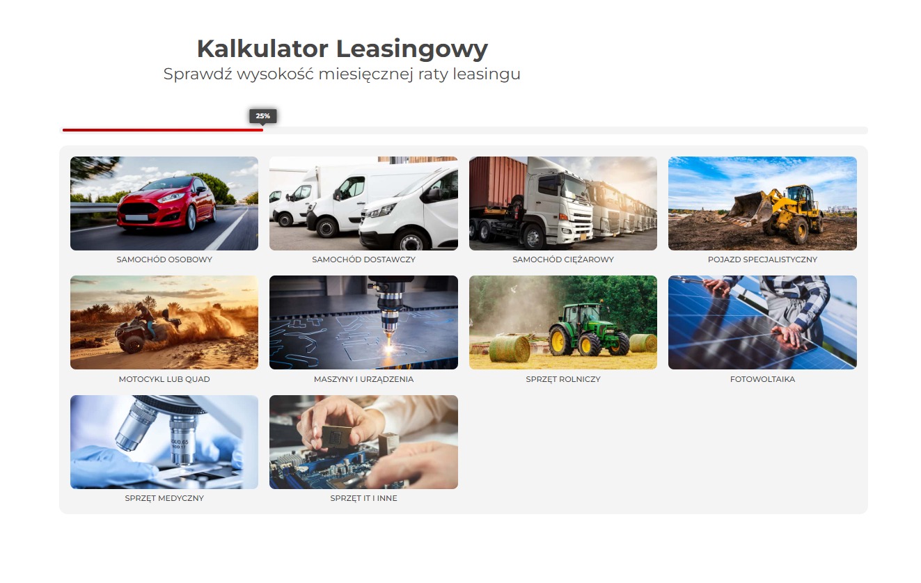 Kalkulator Leasingowy - Sprawdź ratę nie wychodząc z domu. Przygotujemy dla Ciebie najlepszą ofertę.