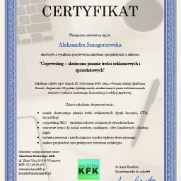 Copywriter Nowe Miasto nad Pilicą 1