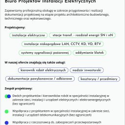Projektowanie instalacji elektrycznych Ozimek 1