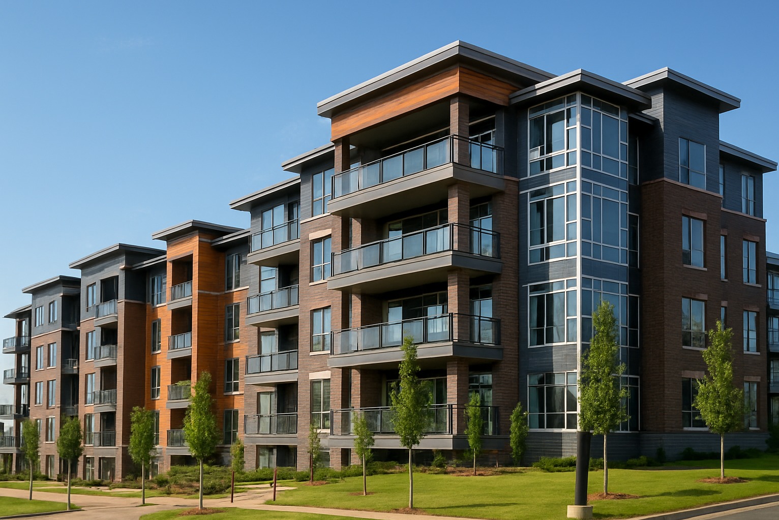 Elewacje wentylowane na budynkach wielorodzinnych mieszane rozwiązania