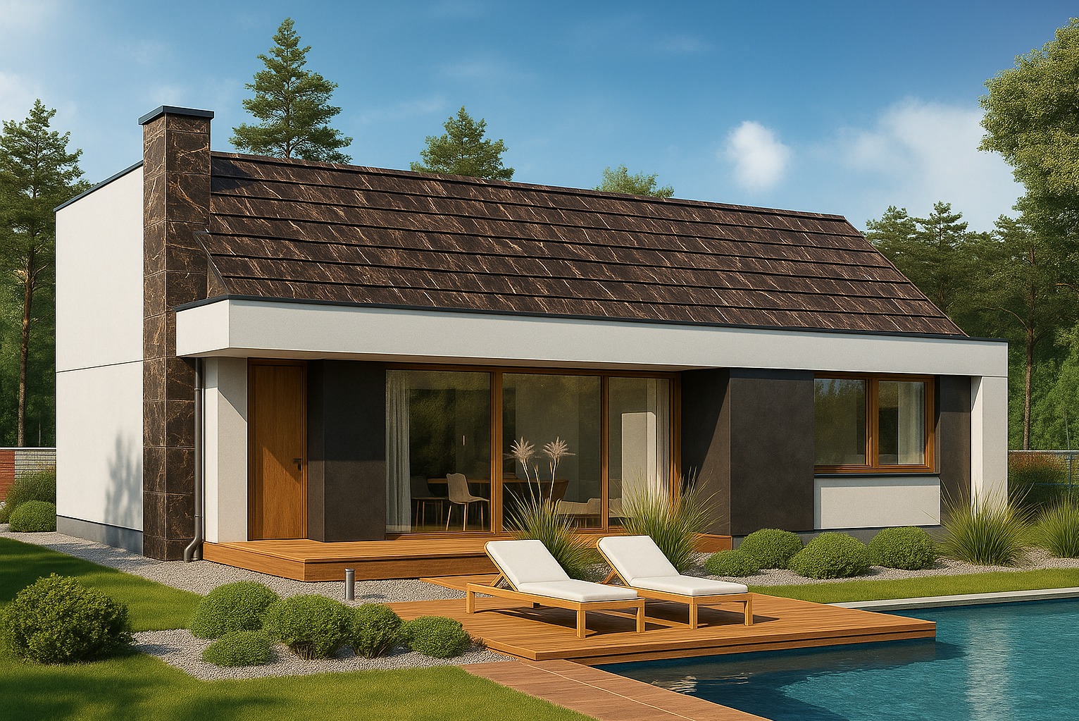 Wyjątkowe dachówki ceramiczne jak marmur