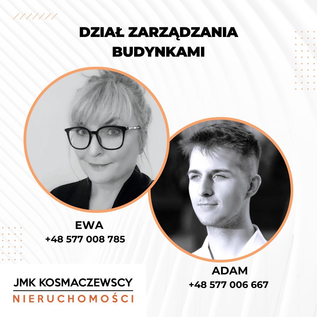 Dział zarządzania najmem - osoby, które będą się troszczyły o Państwa nieruchomość