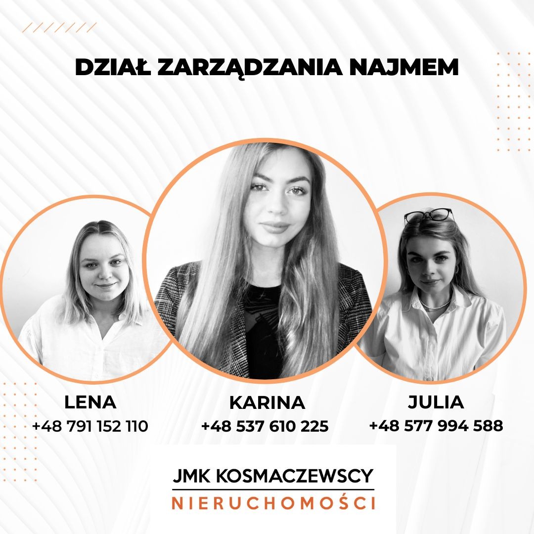 Dział Zarządzania Najmem - SUPER BABECZKI, które opiekują się mieszkaniami, które dla naszych Klientów Wynajmujemy