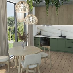 Projekt kuchni zamówiony prze stolarza 